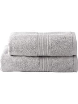 Набор полотенец махровых 2 шт. ( 50x80, 70х130) BASIC COLLECTION, св.серый