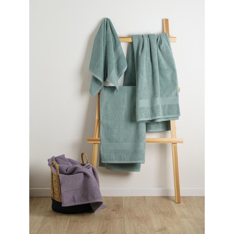 Набор полотенец махровых 2 шт ( 50x80, 70х130) BASIC COLLECTION сероголубой