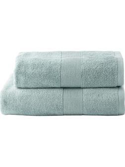 Набор полотенец махровых 2 шт ( 50x80, 70х130) BASIC COLLECTION сероголубой