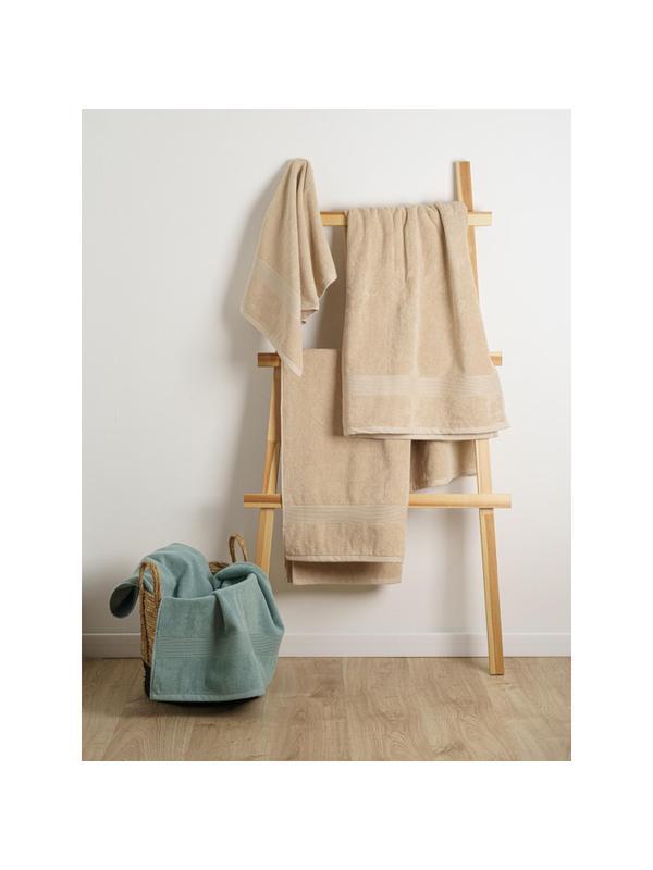 Набор полотенец махровых 2 шт ( 50x80, 70х130) BASIC COLLECTION, экрю