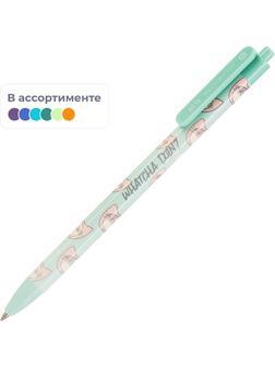 Ручка шариковая автомат. M&G So Many Cats, д.ш.0,5 мм,син,асс ABP464R8