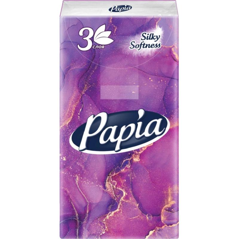 Носовые платочки Papia 3 сл.10лx10 пач/уп