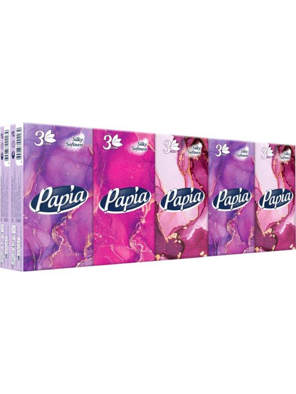 Носовые платочки Papia 3 сл.10лx10 пач/уп