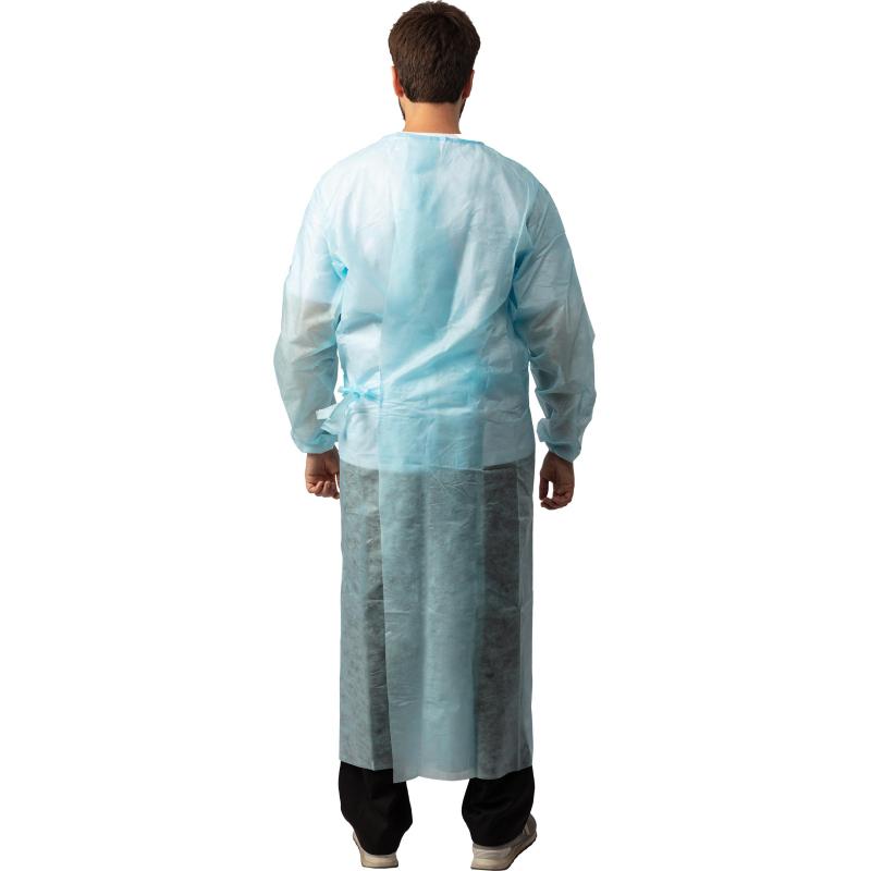 Халат хирург. стер.,рук.резинка,140см,  пл.42 р.XL(50-52) Инмедиз