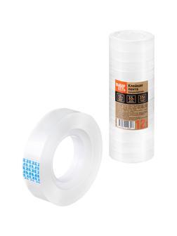 Клейкая лента канцелярская Выбор есть 12мм х 33м 35 мкм 12 шт./уп