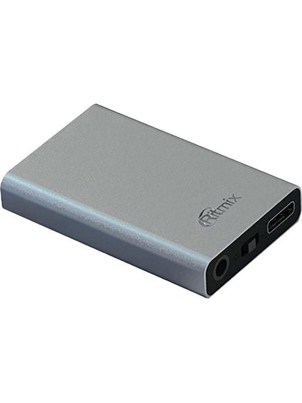 Диктофон цифровой Ritmix RR-105 8GB Black, пульт ДУ в комп (80003854)