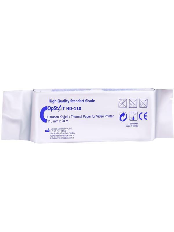 Бумага для УЗИ -принтеров, S-6100, OpStar Plus, 110х20, 10шт/уп