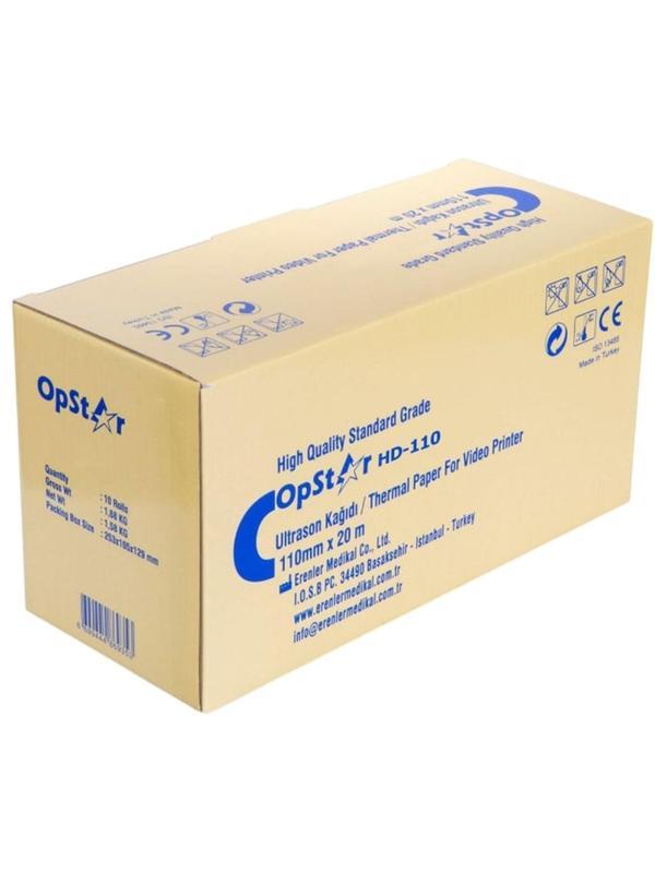 Бумага для УЗИ -принтеров, S-6100, OpStar Plus, 110х20, 10шт/уп