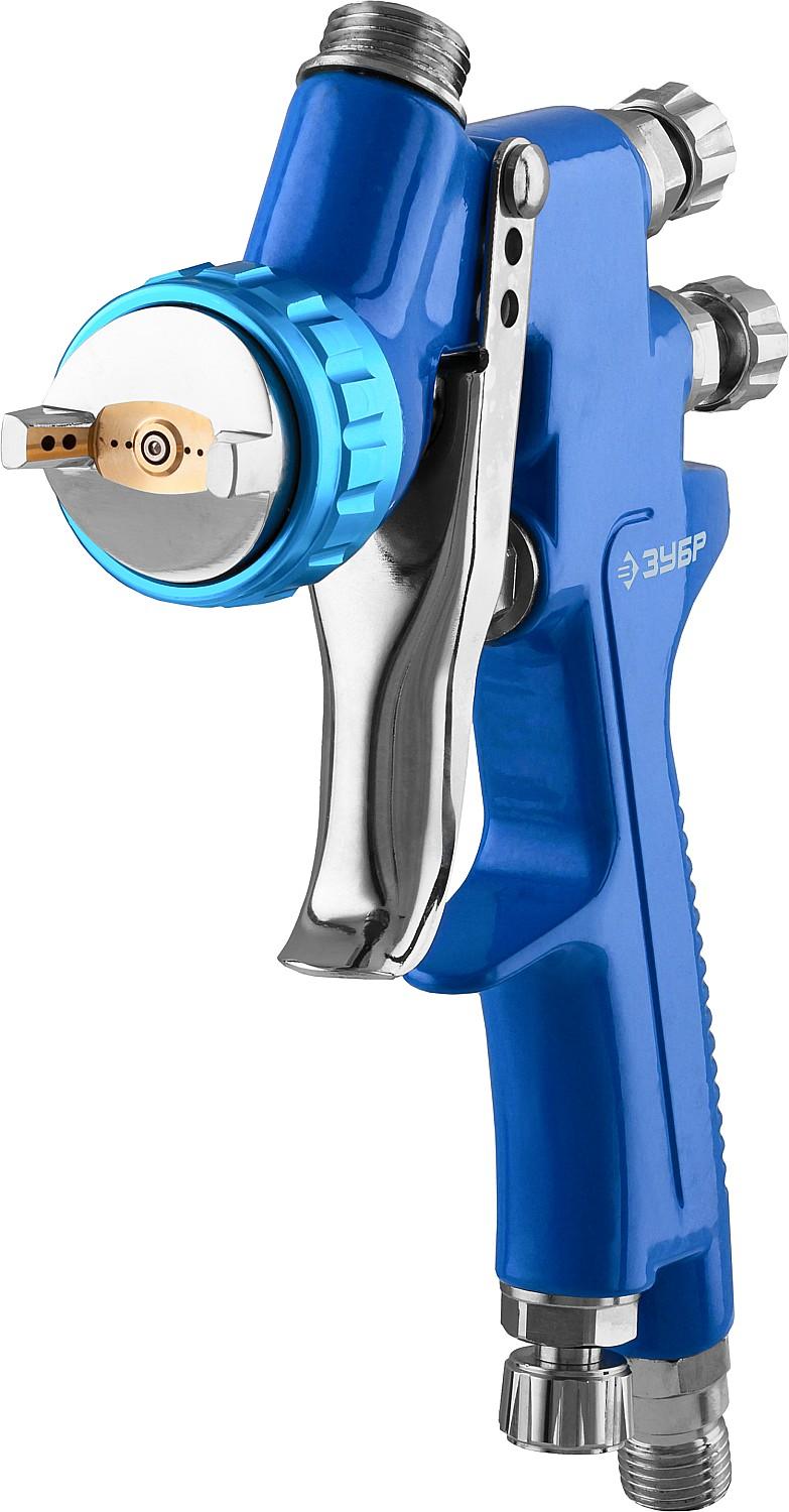 ЗУБР ПРО 300, HVLP, 1.4 мм, пневматический краскопульт с верхним бачком, Профессионал (06453-1.4)