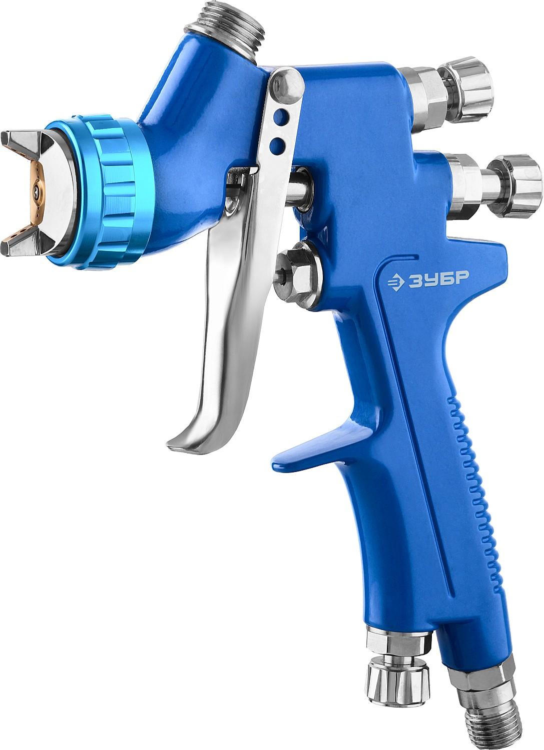 ЗУБР ПРО 300, HVLP, 1.4 мм, пневматический краскопульт с верхним бачком, Профессионал (06453-1.4)