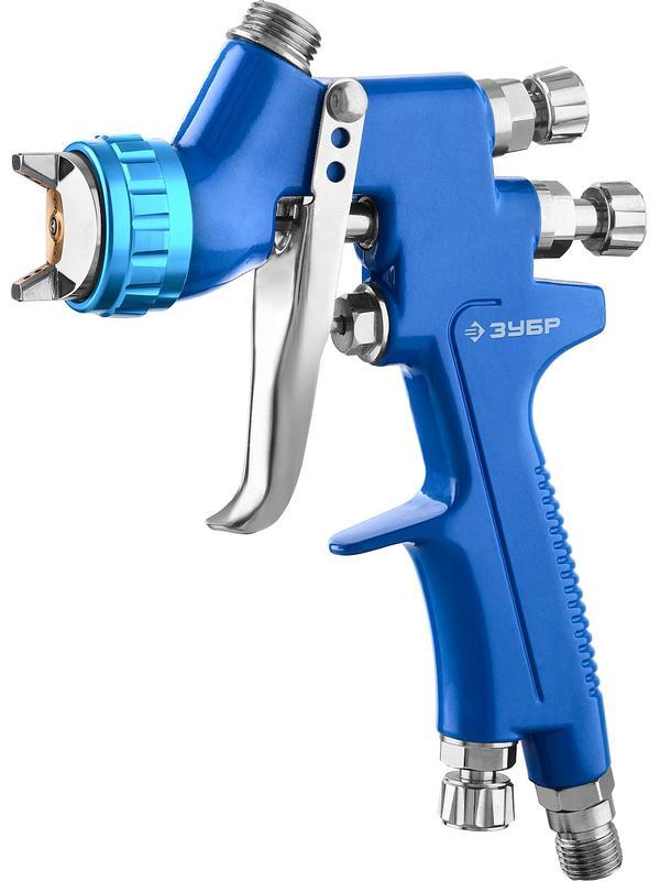 ЗУБР ПРО 300, HVLP, 1.4 мм, пневматический краскопульт с верхним бачком, Профессионал (06453-1.4)