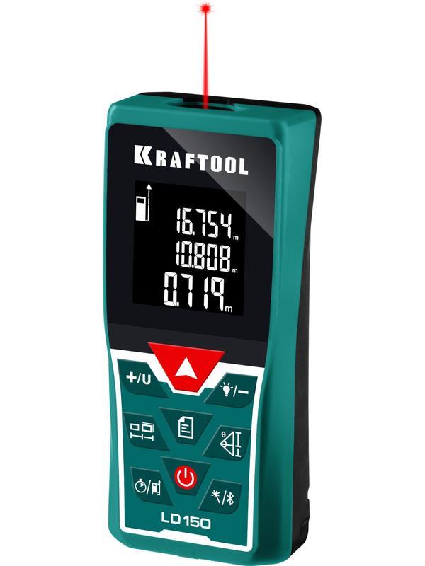 KRAFTOOL LD-150, 5 см - 150 м, лазерный дальномер (34767)