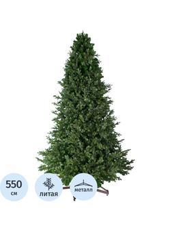 Елка искусственная интерьерная Сказочная Премиум 5,5 м,цвет зеленый 303-130