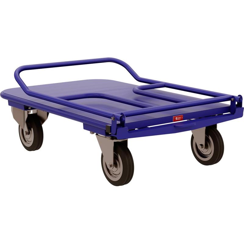 Тележка платформенная складная ручка, зацеп. ТПСР 2 М (600х900), d 125мм