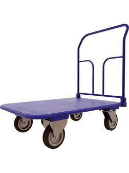 Тележка платформенная складная ручка, зацеп. ТПСР 2 М (600х900), d 125мм