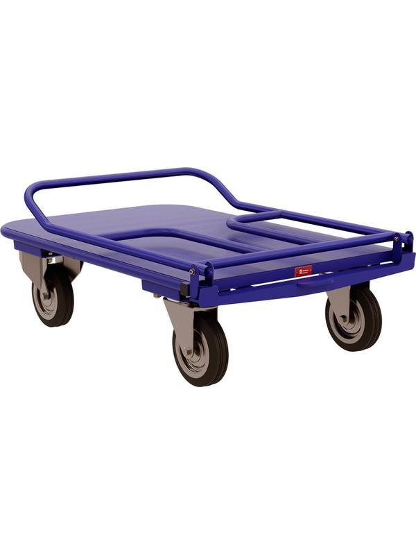 Тележка платформенная складная ручка, зацеп. ТПСР 2 М (600х900), d 125мм