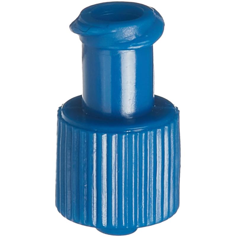 Заглушка для инф.-трансфуз.терапии, синий, Polymed, 300шт/уп