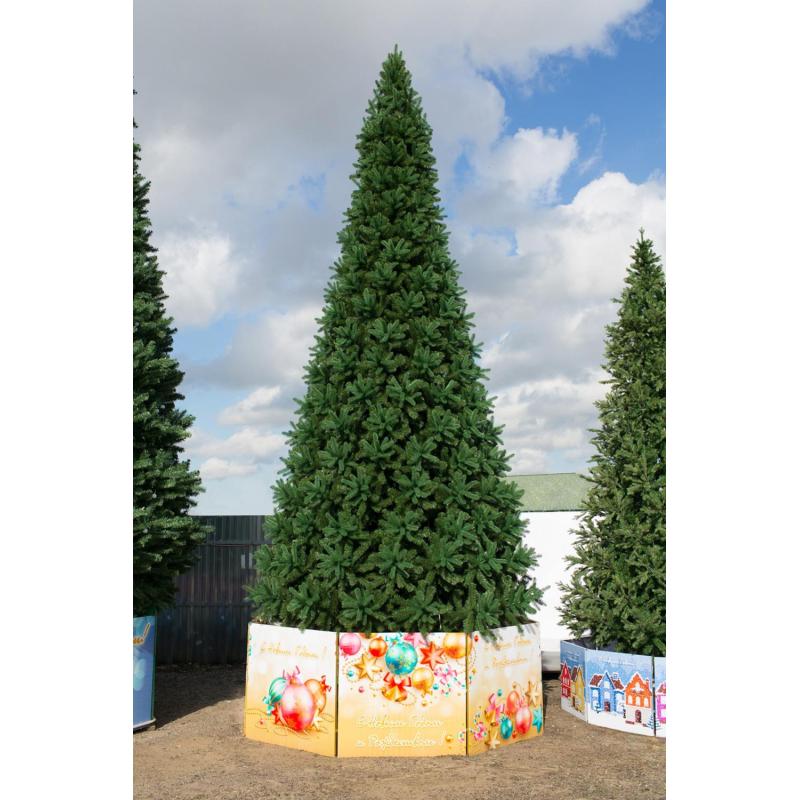 Комплект ограждений для каркасной ели 4 м (тема зимний город)