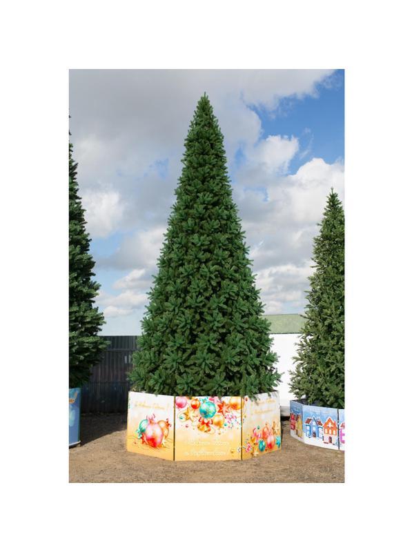 Комплект ограждений для каркасной ели 4 м (тема зимний город)