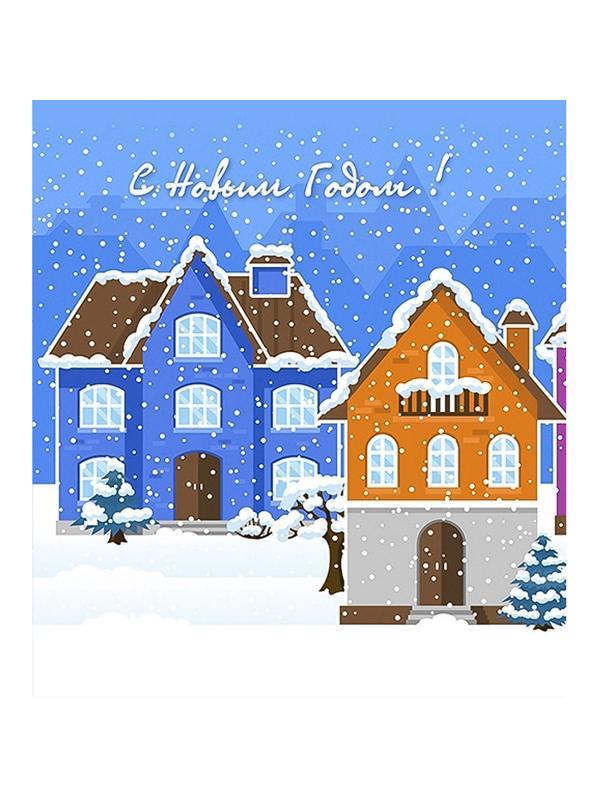 Комплект ограждений для каркасной ели 4 м (тема зимний город)