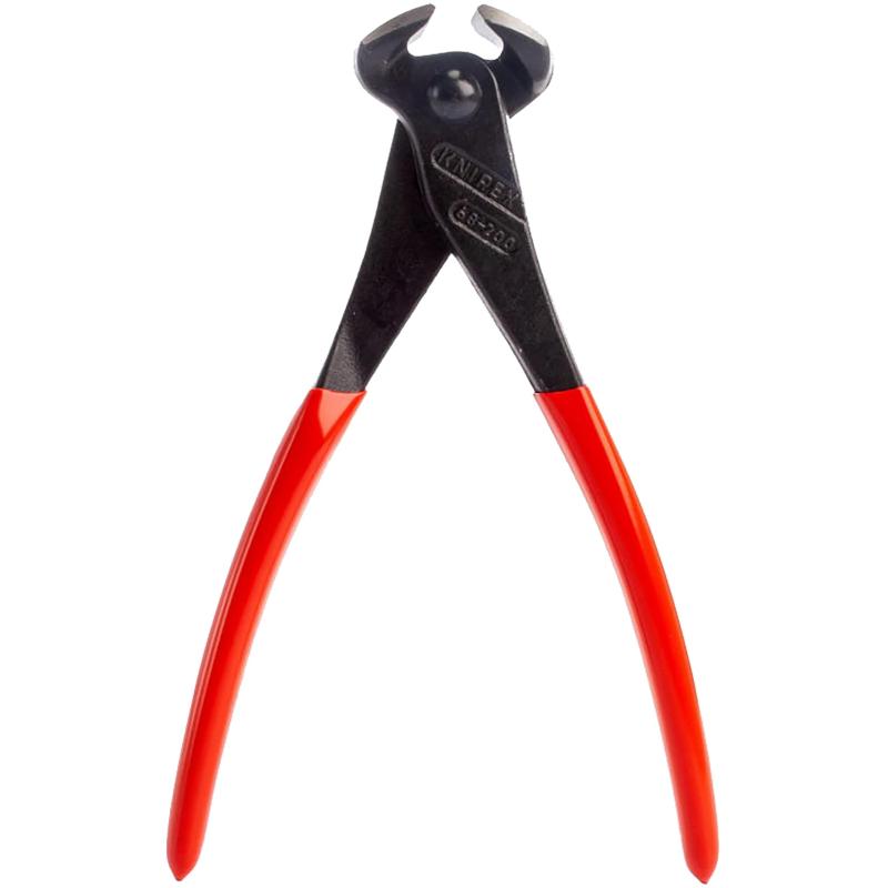 Кусачки торцевые, 200 мм, фосфатированные, обливные ручки KN- 6801200