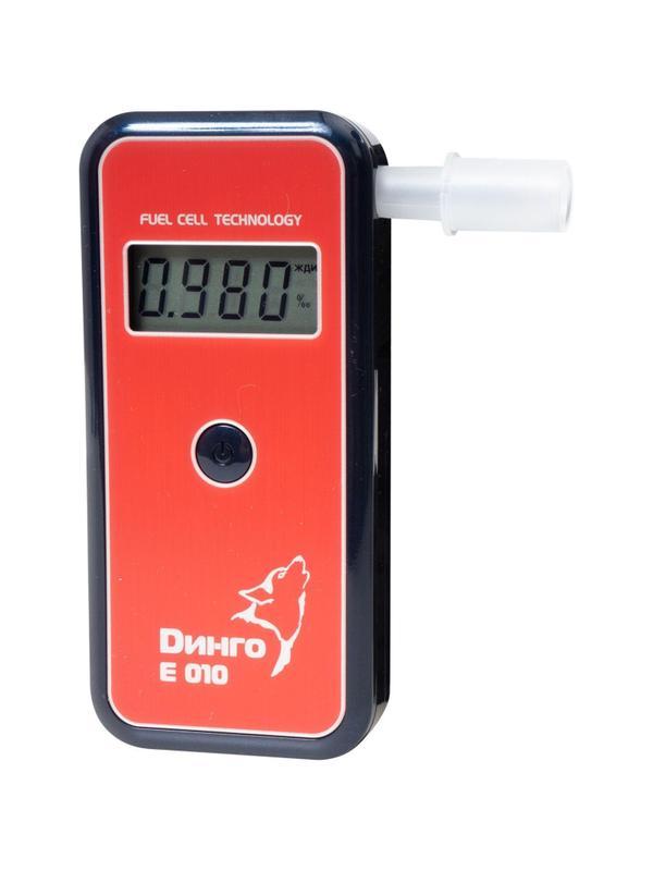 Анализатор паров этанола в выдыхаемом воздухе Динго Е010, бокс