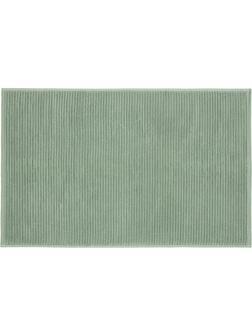 Коврик для ванной фактурный цвета шалфея из коллекции Essential, 50х80 см