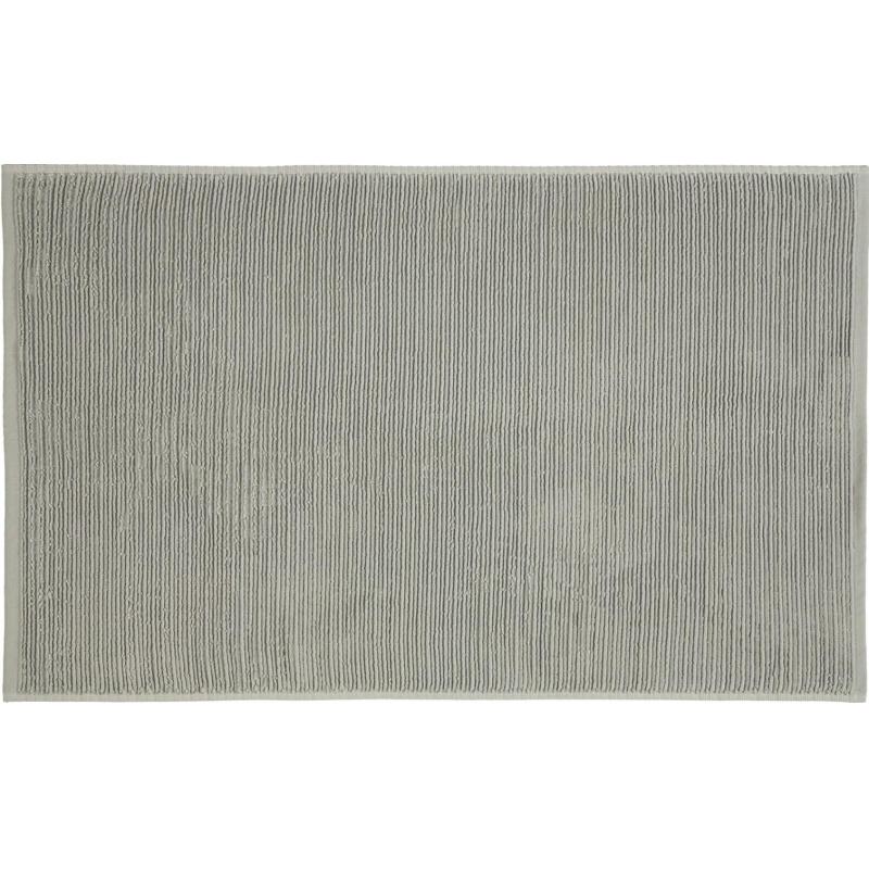 Коврик для ванной фактурный светло-серого цвета Essential, 50х80 см