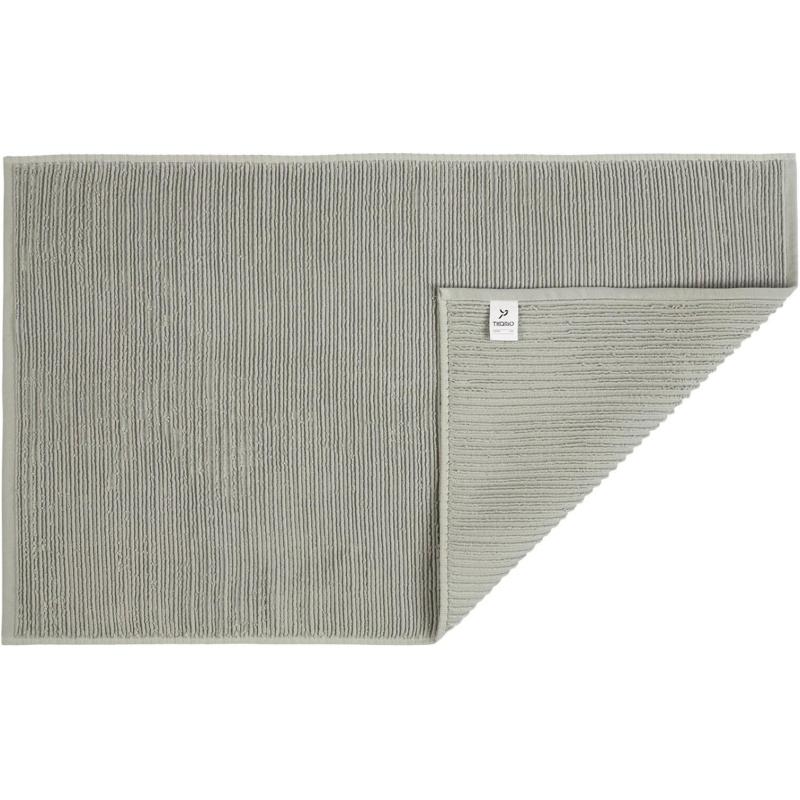 Коврик для ванной фактурный светло-серого цвета Essential, 50х80 см