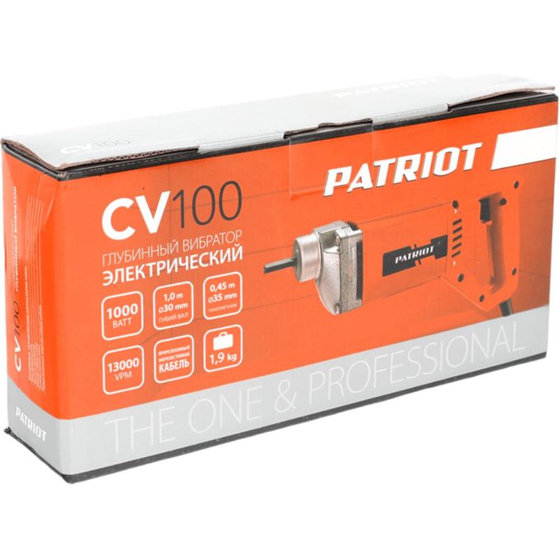 Вибратор для бетона глубинный PATRIOT CV 100 (130301100)