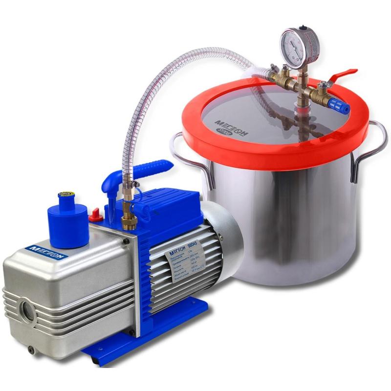 Насос вакуумный двухступенчатый МЕГЕОН 98045 (к0000025301)