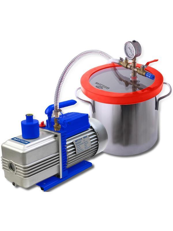 Насос вакуумный двухступенчатый МЕГЕОН 98045 (к0000025301)