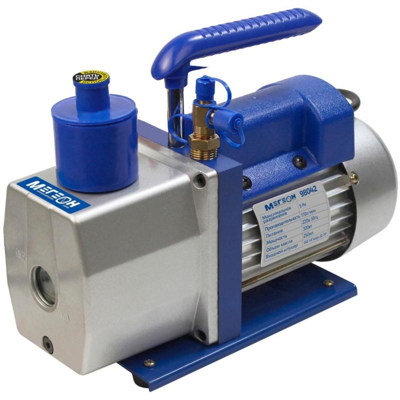 Насос вакуумный двухступенчатый МЕГЕОН 98042 (к0000025294)