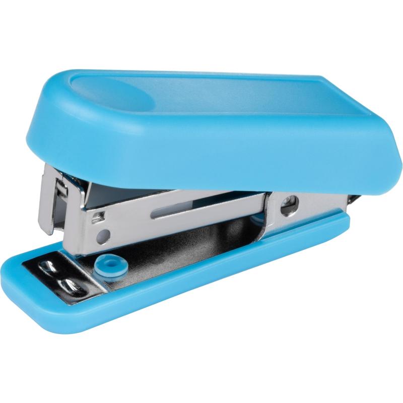 Степлер мини №10 OfficeSpace до 7л., пластиковый корпус, синий