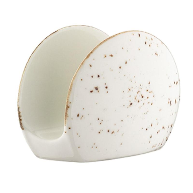 Салфетница Грейн, фарфоровая 11х5,5х8,5 см., (62857)