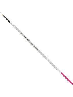 Кисть художественная Комус Арт синтетика средн.жест,кругл.,№2,длинная ручка