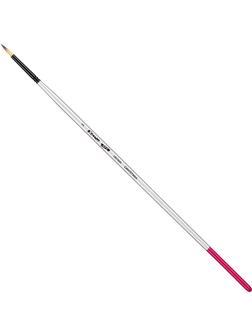 Кисть художественная Комус Арт синтетика средн.жест,кругл.,№3,длинная ручка