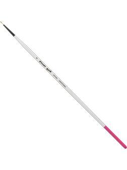 Кисть художественная Комус Арт синтетика средн.жест,кругл.,№0,длинная ручка