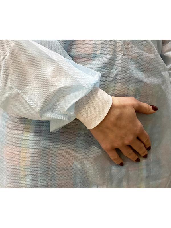 Халат хирург. стер, рук.манж, дл.140 см, р.50-52, пл.25, смс, 1шт