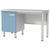 Стол лабораторный MEG_тумба L дв син+п. стол.постф НУМЛ-МСК (код СЛ-04-101)