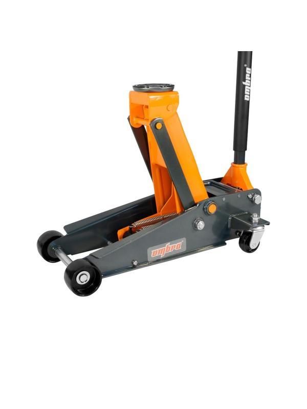 Домкрат подкатной 3 т. гаражный двухпоршневой, 133-485 мм, OHT230