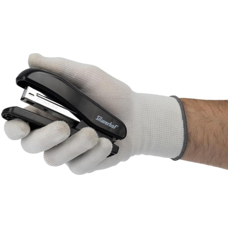 Степлер Silwerhof 24/6 26/6 , 20л 100скоб закрытый/открытый черн