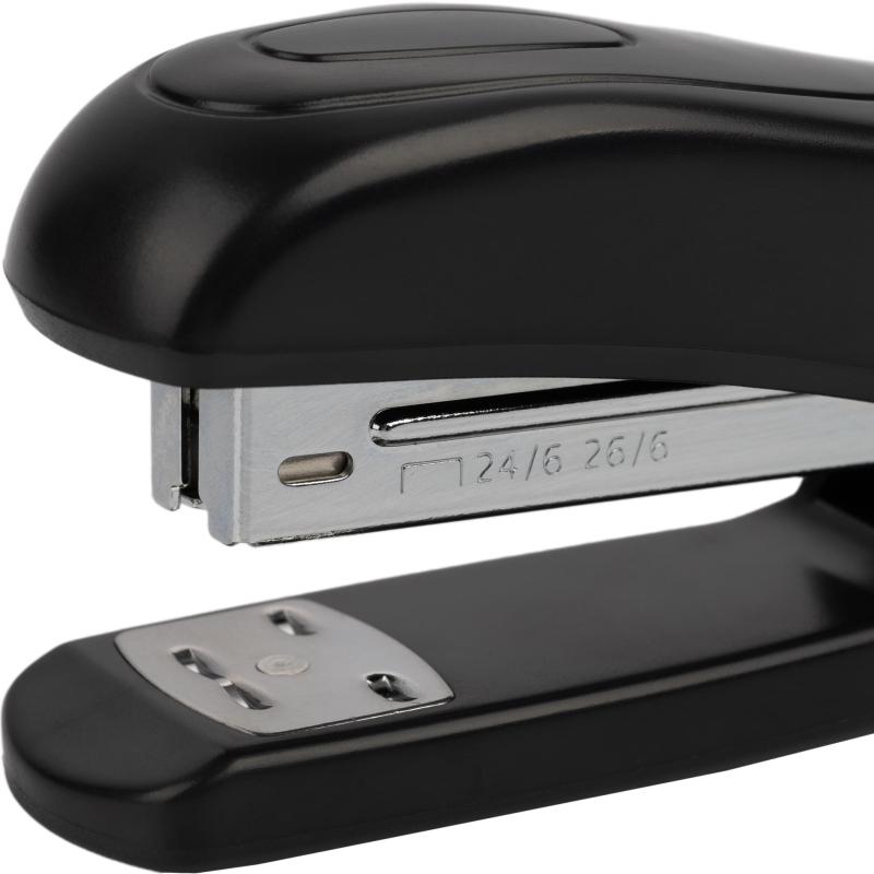 Степлер Silwerhof 24/6 26/6 , 20л 100скоб закрытый/открытый черн