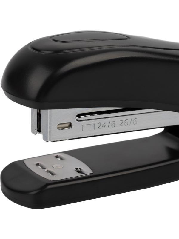 Степлер Silwerhof 24/6 26/6 , 20л 100скоб закрытый/открытый черн