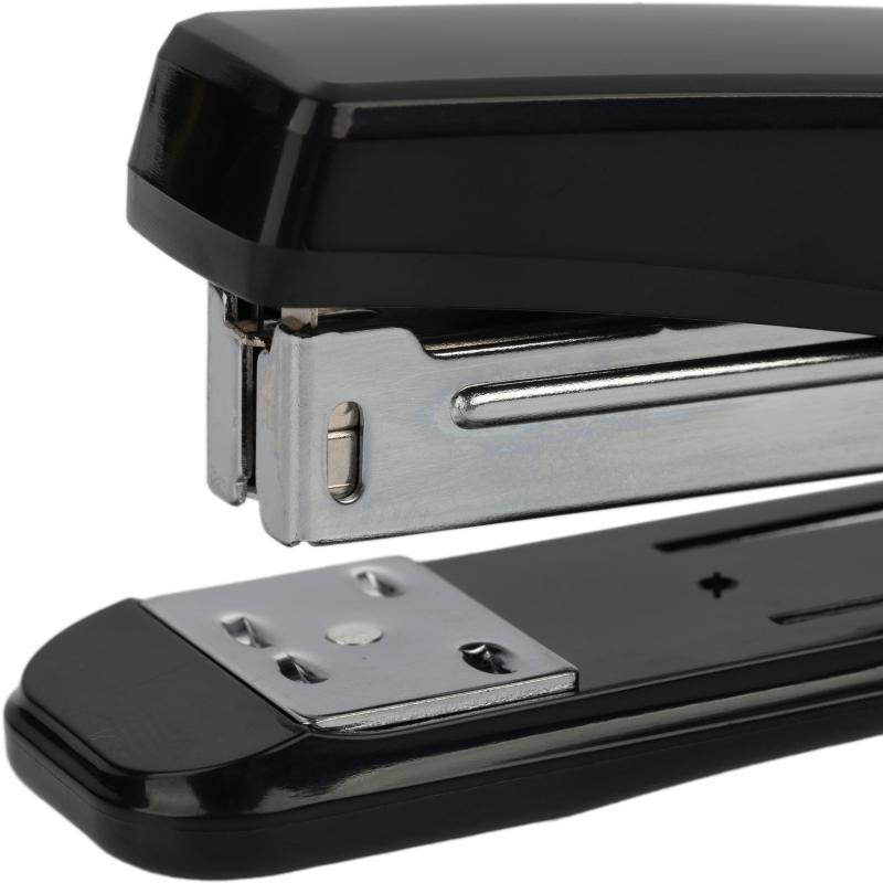 Степлер Silwerhof 401075-01 24/6, 30л 80скоб закр/откр черн