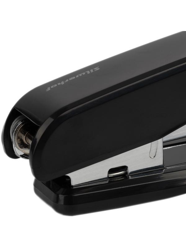 Степлер Silwerhof 401075-01 24/6, 30л 80скоб закр/откр черн