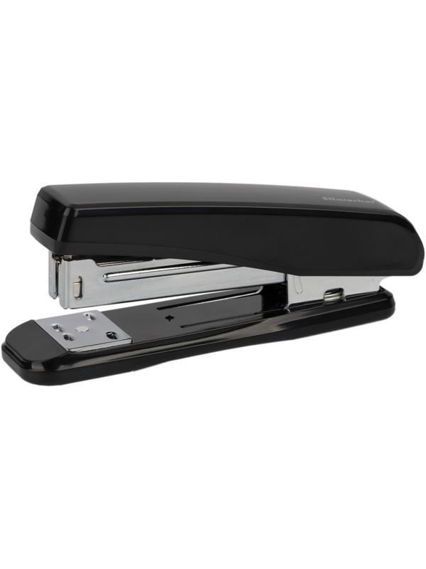 Степлер Silwerhof 401075-01 24/6, 30л 80скоб закр/откр черн