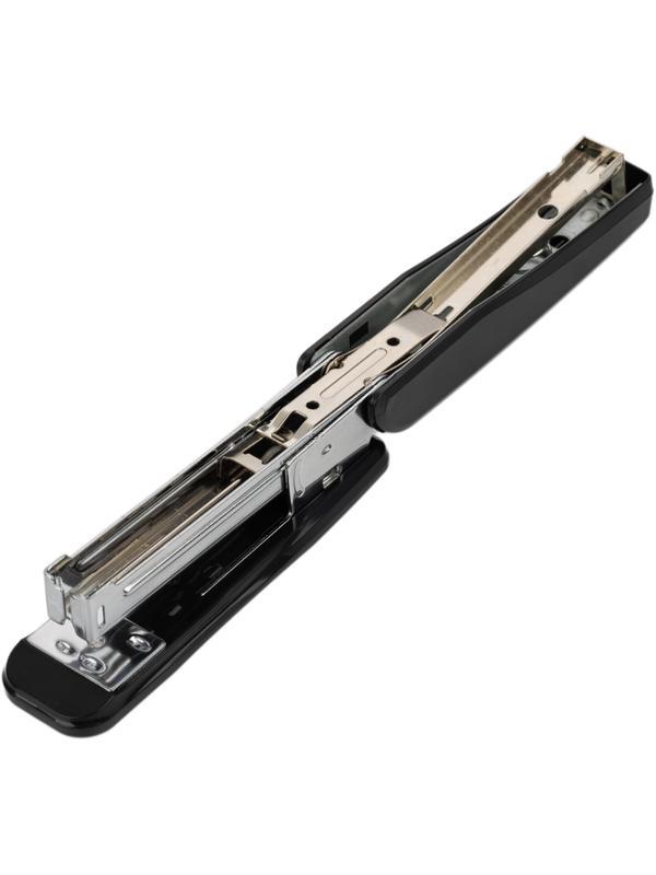 Степлер Silwerhof 401075-01 24/6, 30л 80скоб закр/откр черн