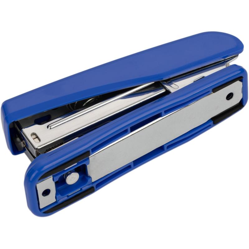 Степлер Silwerhof 401075-02 24/6 30л 80скоб пластик закр/откр синий