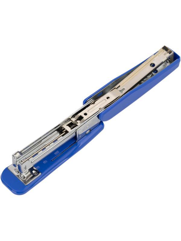 Степлер Silwerhof 401075-02 24/6 30л 80скоб пластик закр/откр синий